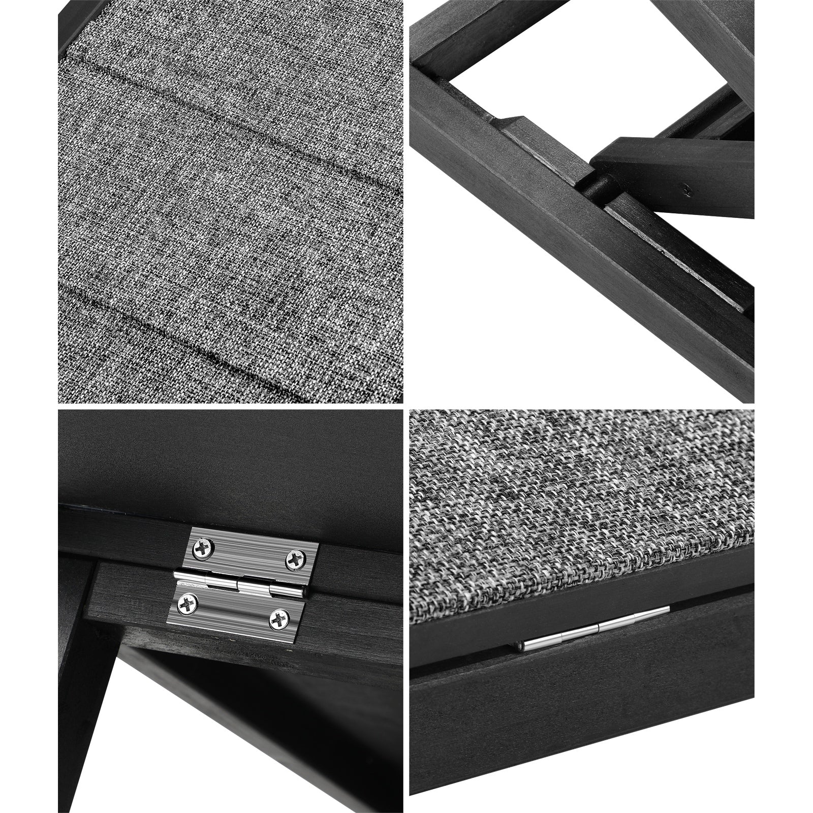 Alopet Dog Pet Ramp Adjustable Height Dogs Stairs Bed Sofa Car Foldable 70cm - Sunyee