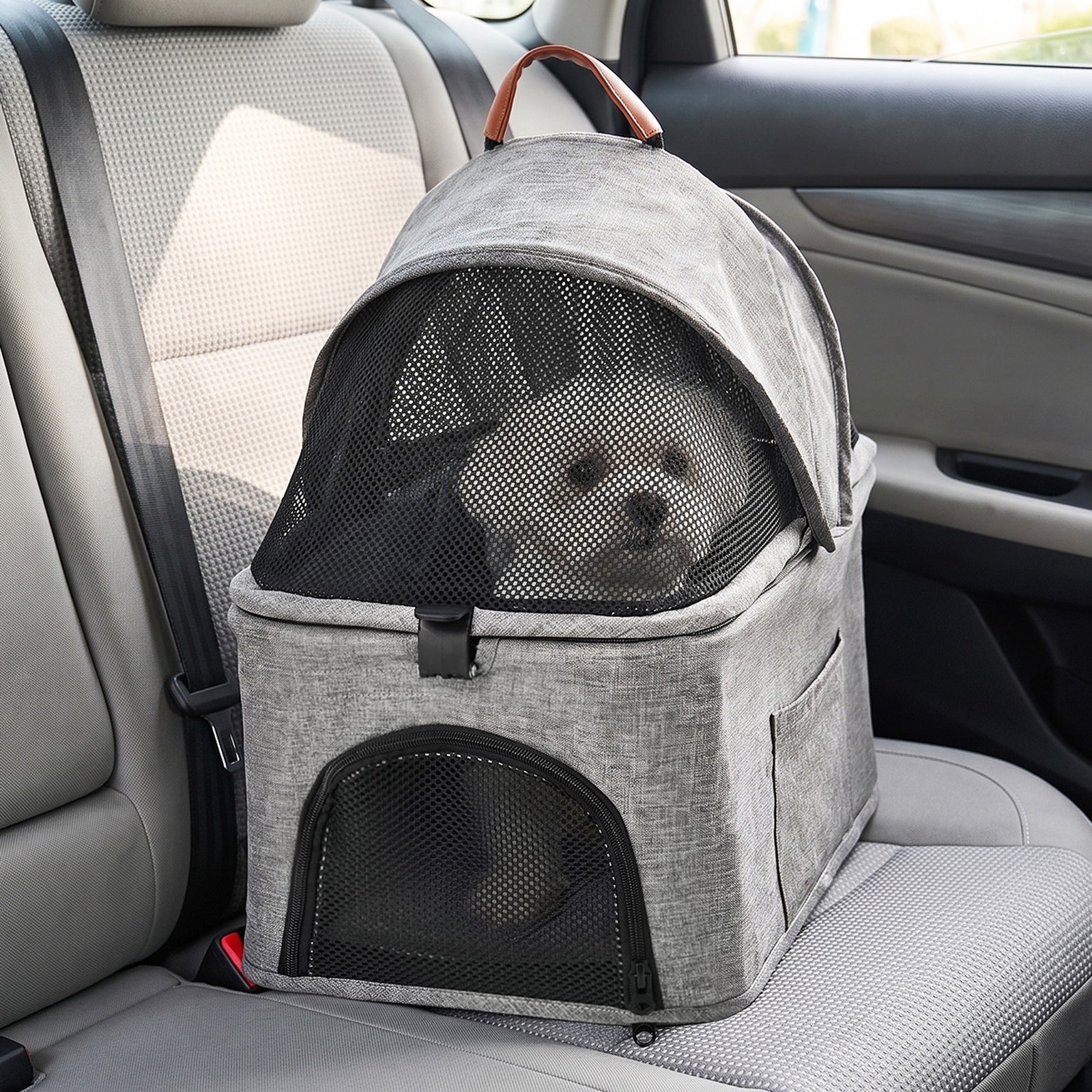 Alopet Pet Stroller Pram Dog Cat Removable Carrier Travel Pushchair Foldable