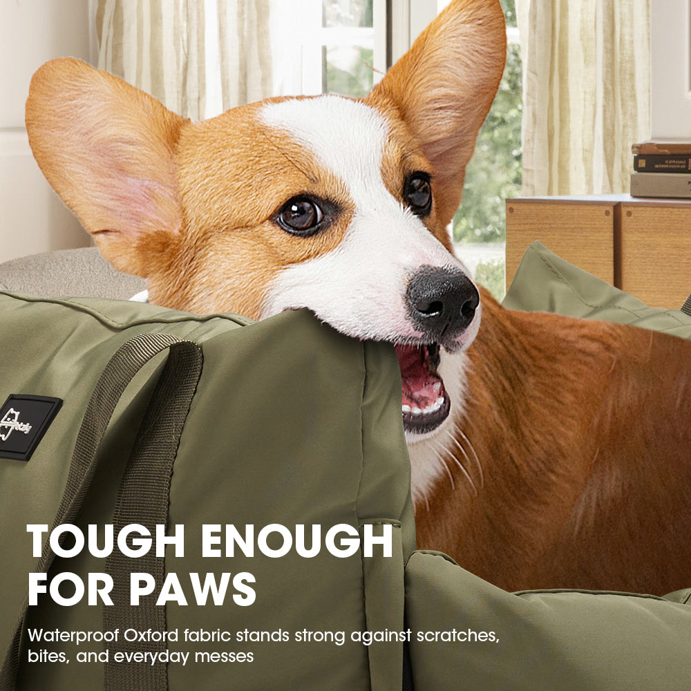 Petzly 3-IN-1 Dog Car Seat Detachable Dog Sofa with Side Pocket - Sunyee