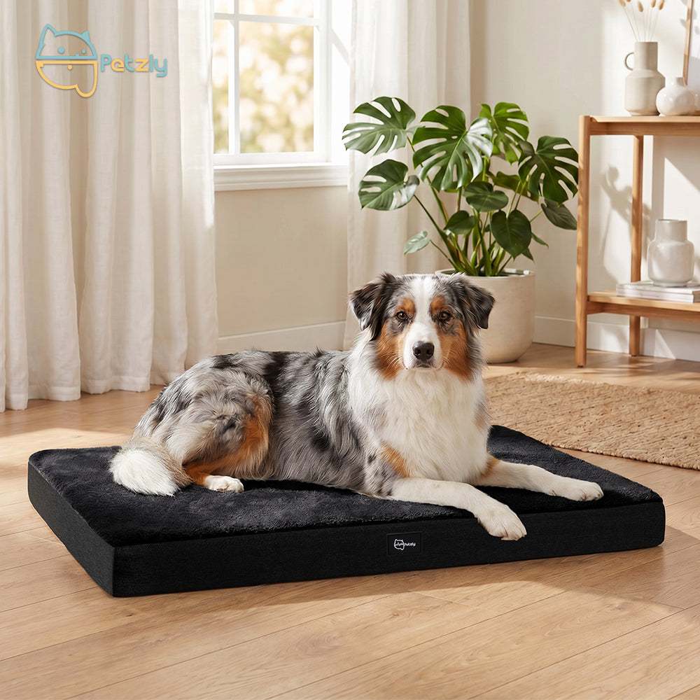 Petzly Dog Bed Mat for Pet Machine Washable Cover Waterproof Liner