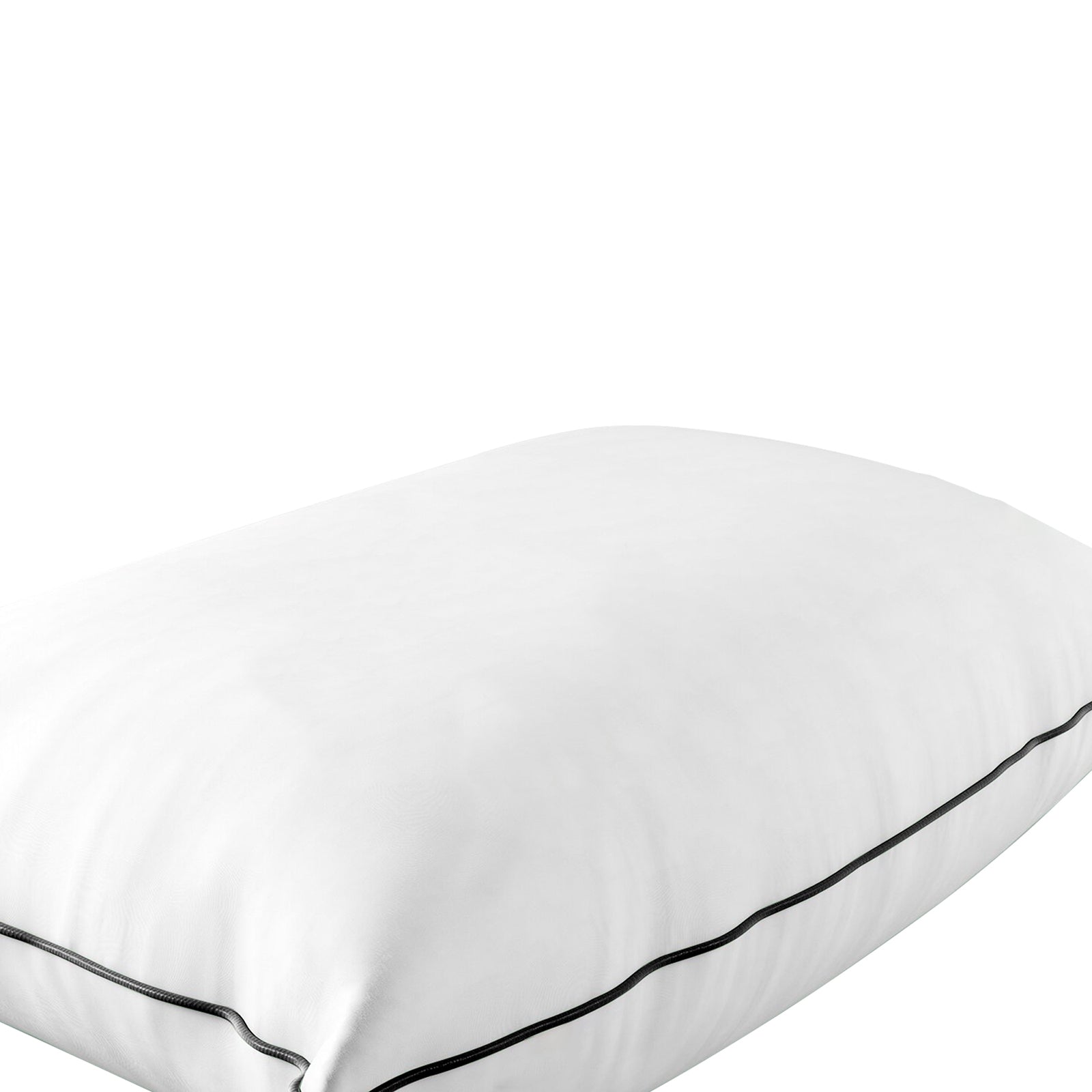 Bedra Pillow Duck Feather Down Standard Pillows Cotton Cover - Twin Pack