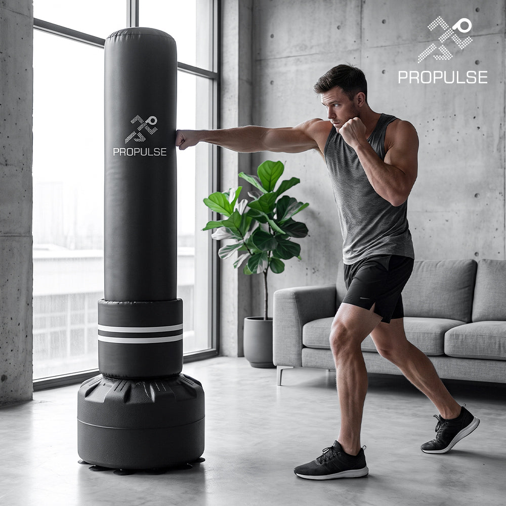 ProPulse Boxing Punching Bag Free Standing Speed Bag Adults Kick Training