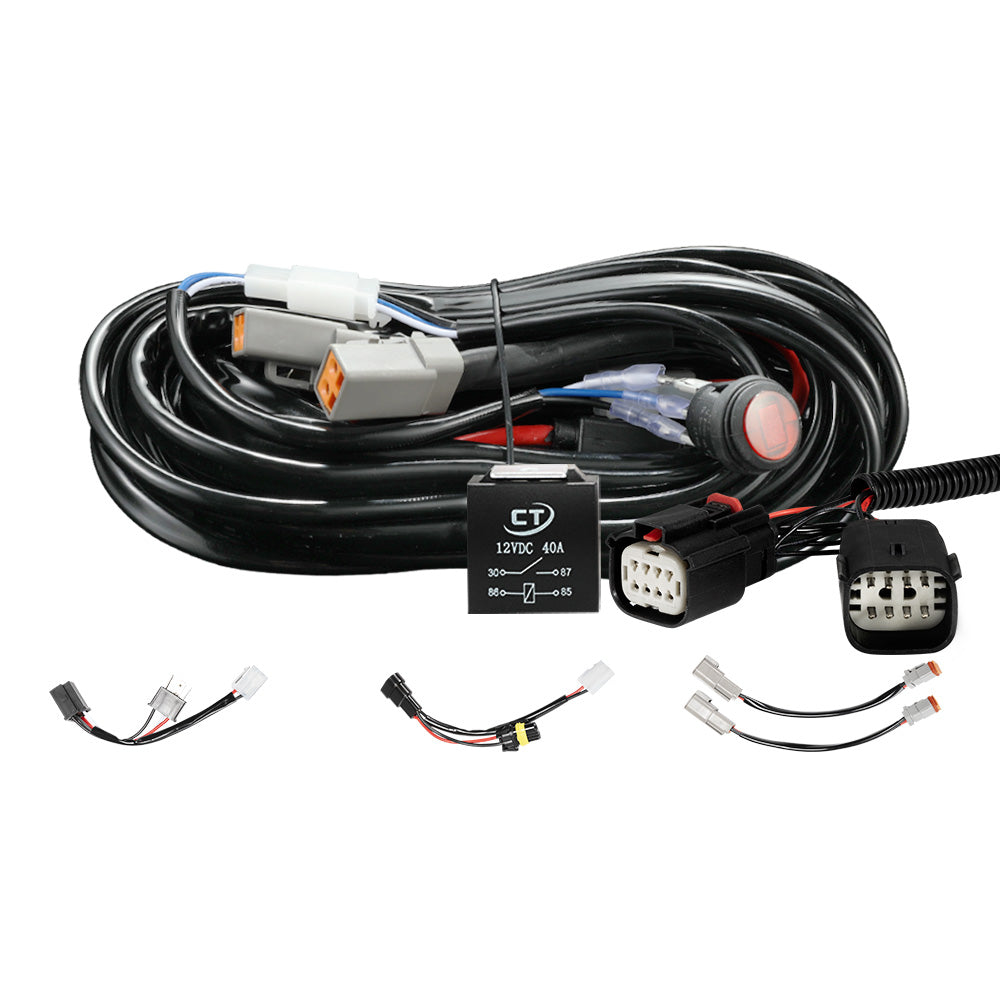 Lightfox Wiring Harness Kit for Ford Ranger Raptor & Everest Plug and Play - Sunyee