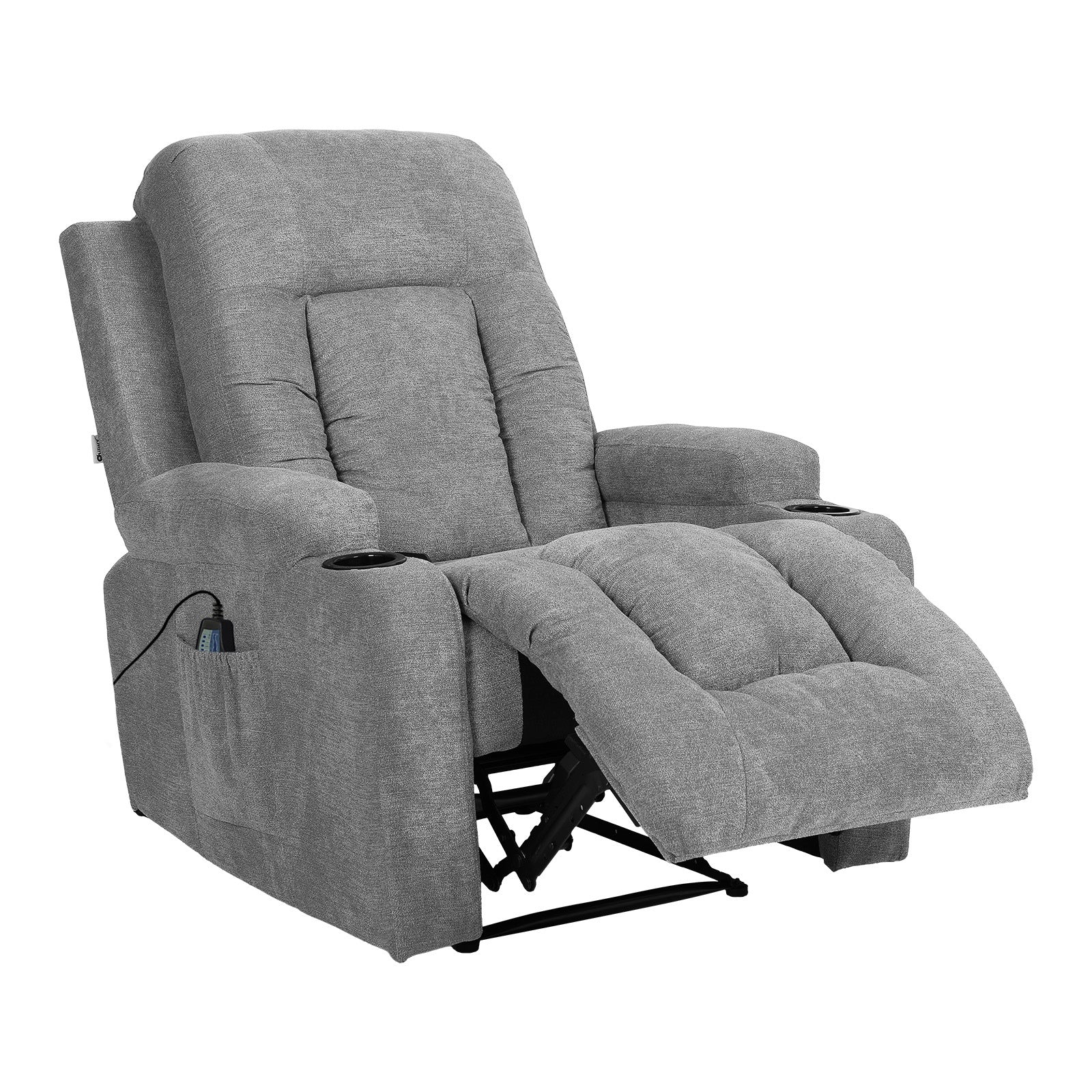 Oikiture Recliner Chair Heated Massage Armchair Lounge Sofa
