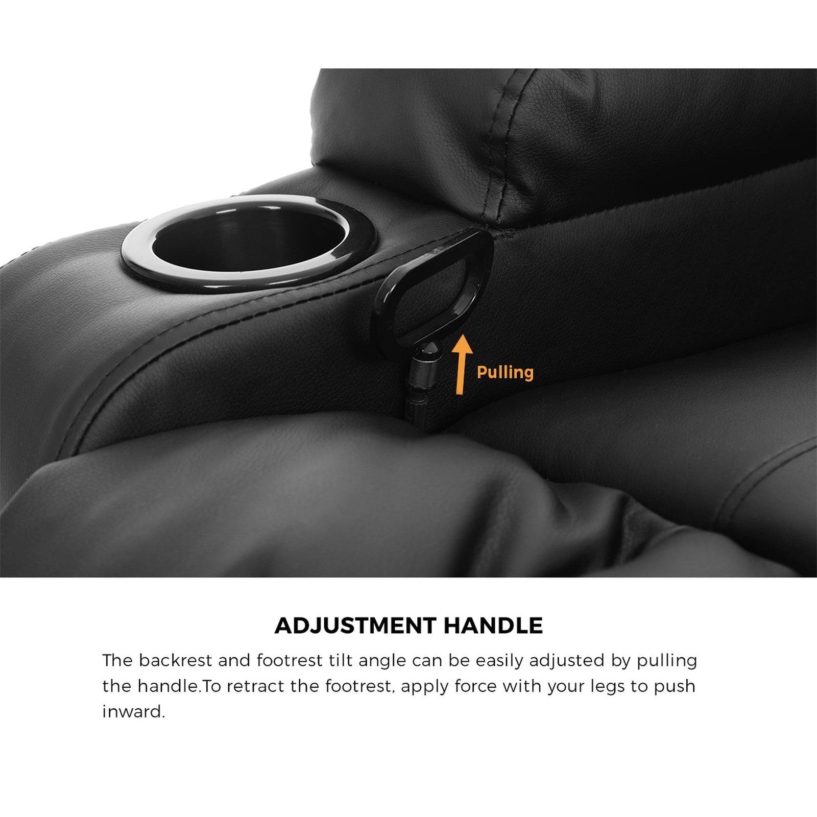 Oikiture Recliner Chair Heated Massage Armchair Lounge Sofa