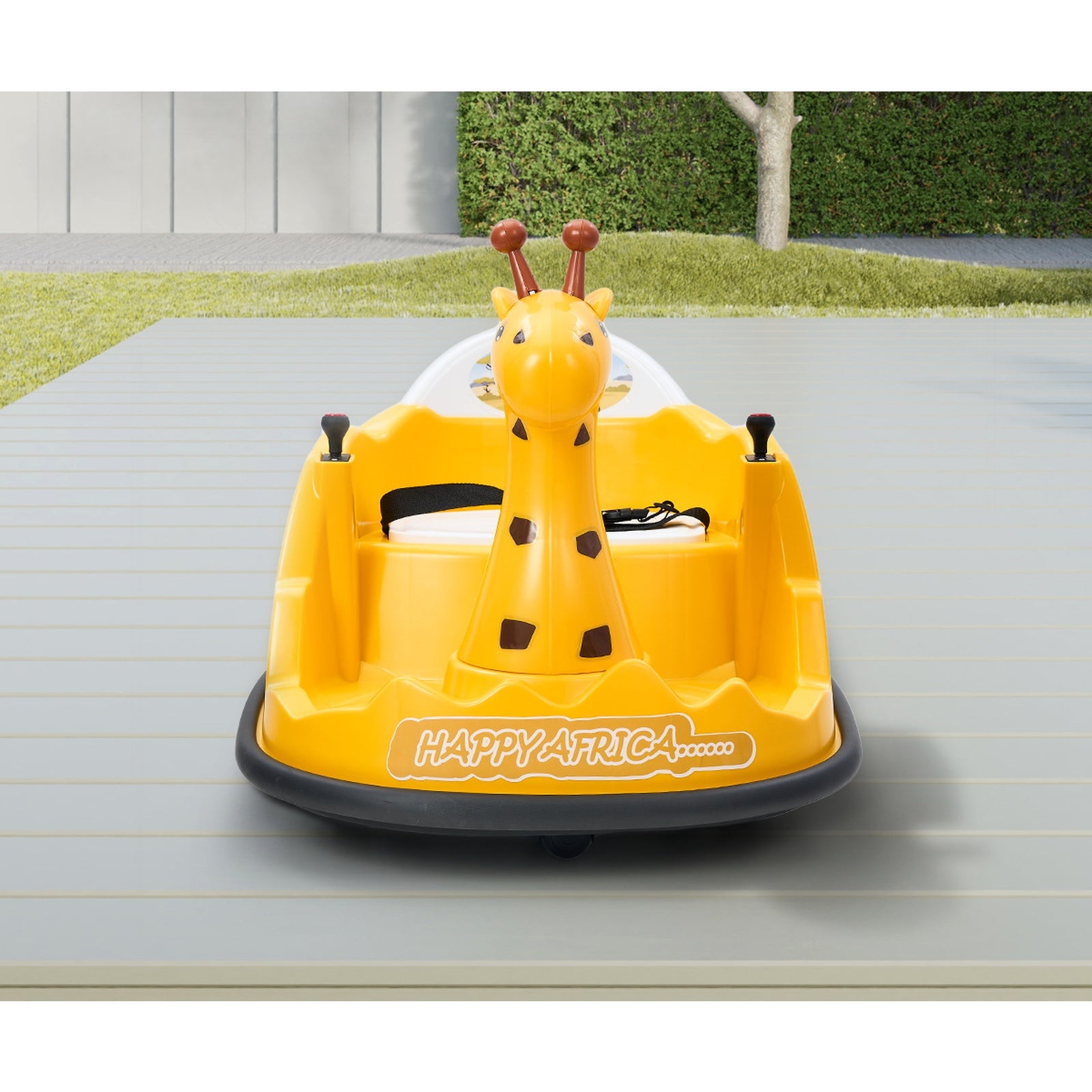 Mazam Kids Ride on Car Electric Cars Bumper Toys Remote Control Light Giraffe - Sunyee