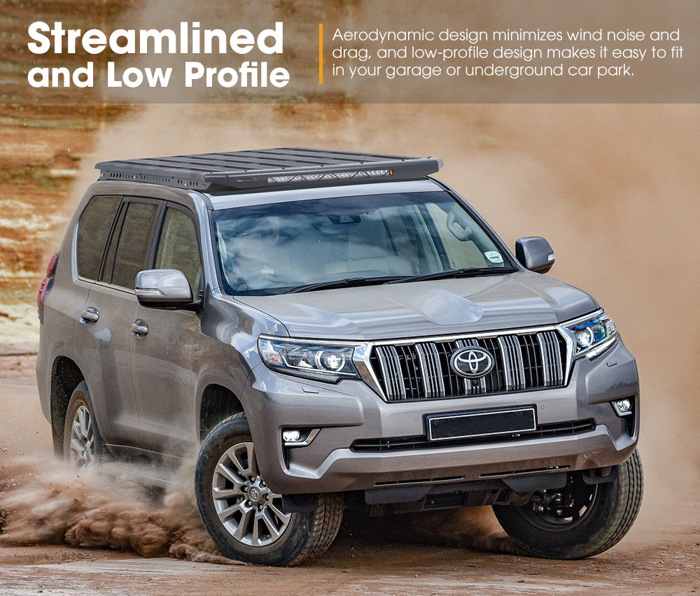 San Hima Roof Rack Platform For Toyota Prado 150 Aluminium Alloy 2010-On - Sunyee