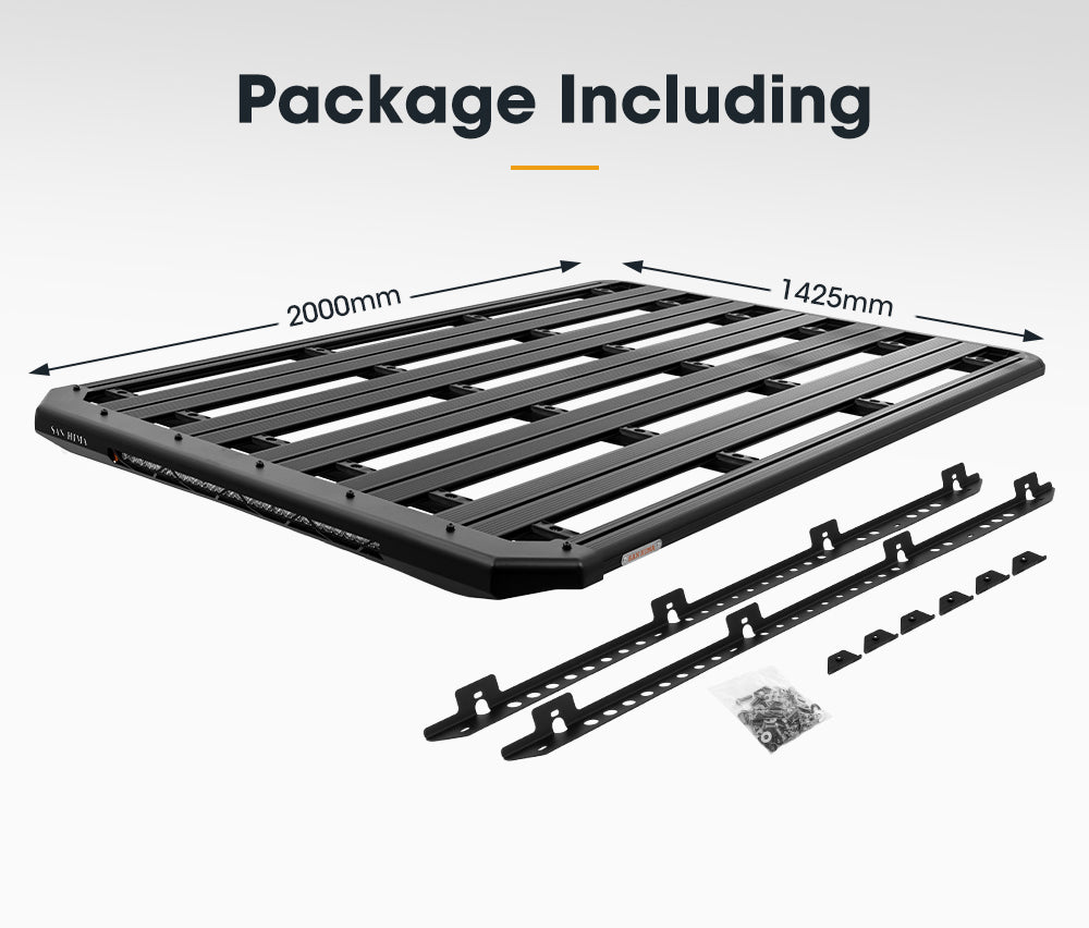 San Hima Roof Rack Platform For Toyota Prado 150 Aluminium Alloy 2010-On - Sunyee