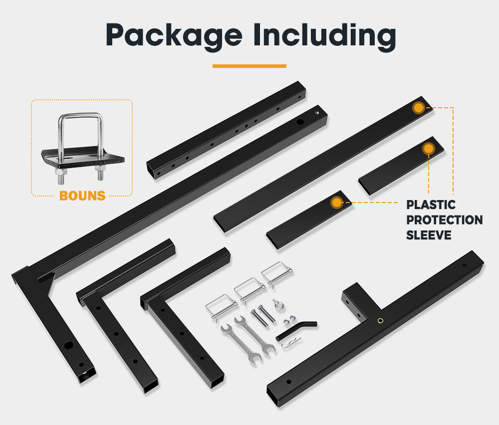 Tow Bar Ladder Rack Canoe/Kayak Carrier for Holden Colorado D Max Holden Rodeo - Sunyee