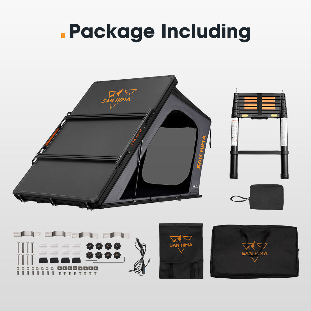 San Hima Kalbarri Gen 2 Rooftop Tent Hardshell With Ladder Camping 4x4 4WD