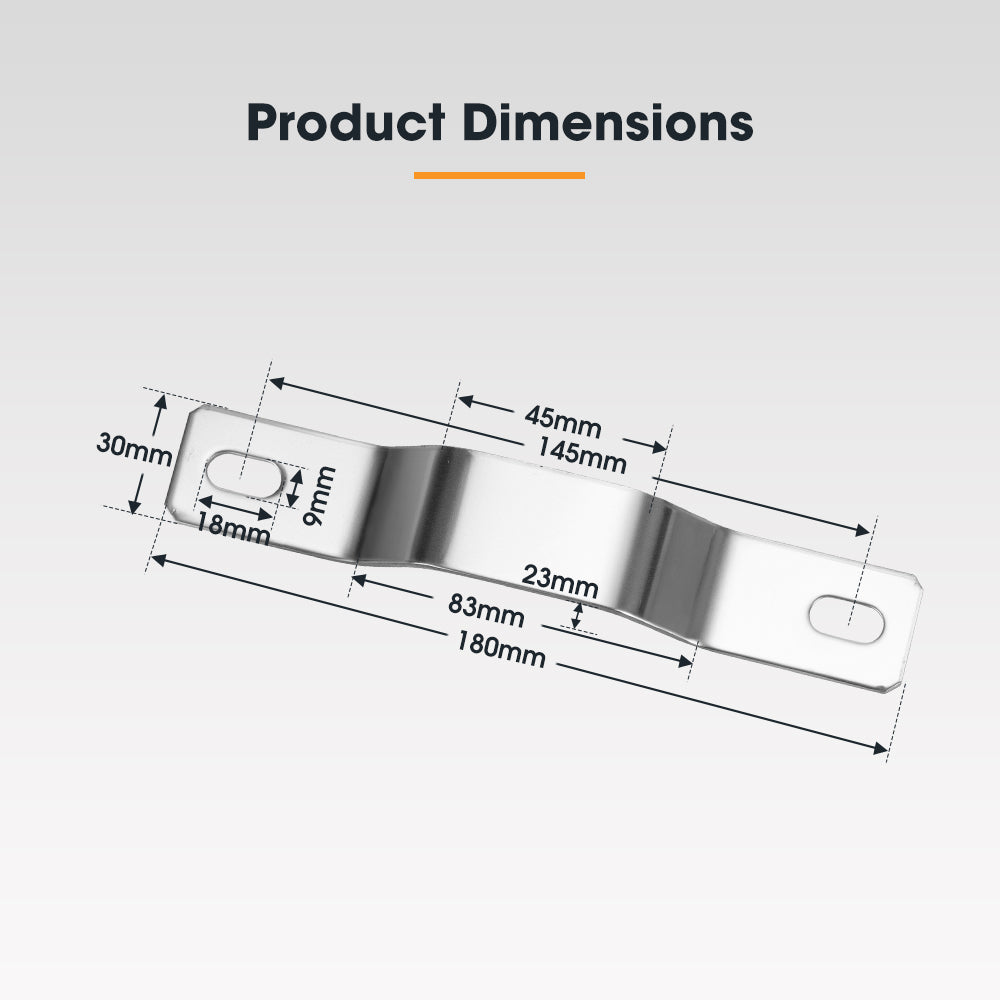 Pair of Replacement Brackets For San Hima Kalbarri X/Gen2/Lite Gen2/Side Gen2, Gibb, Jervis & Jervis Pro Roof Tent