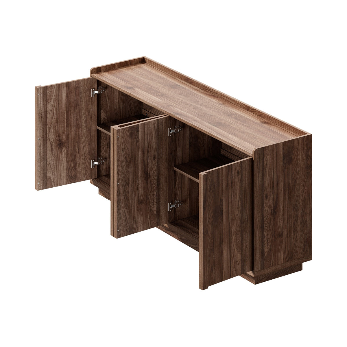 Oikiture 160cm 4 Door Buffet Sideboard Storage Cabinet Cupboard Hallway Table