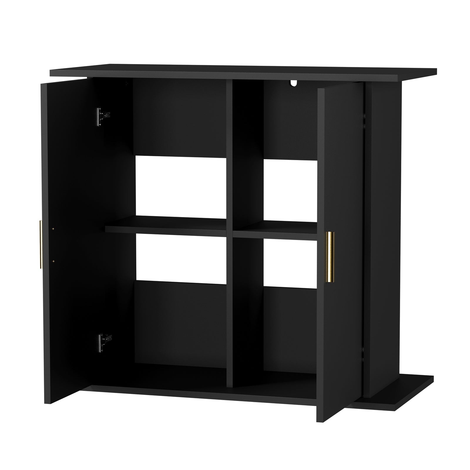 Oikiture 2PCS Fish Tank Stand Aquarium Cabinet Buffet Sideboard Storage Cabinet