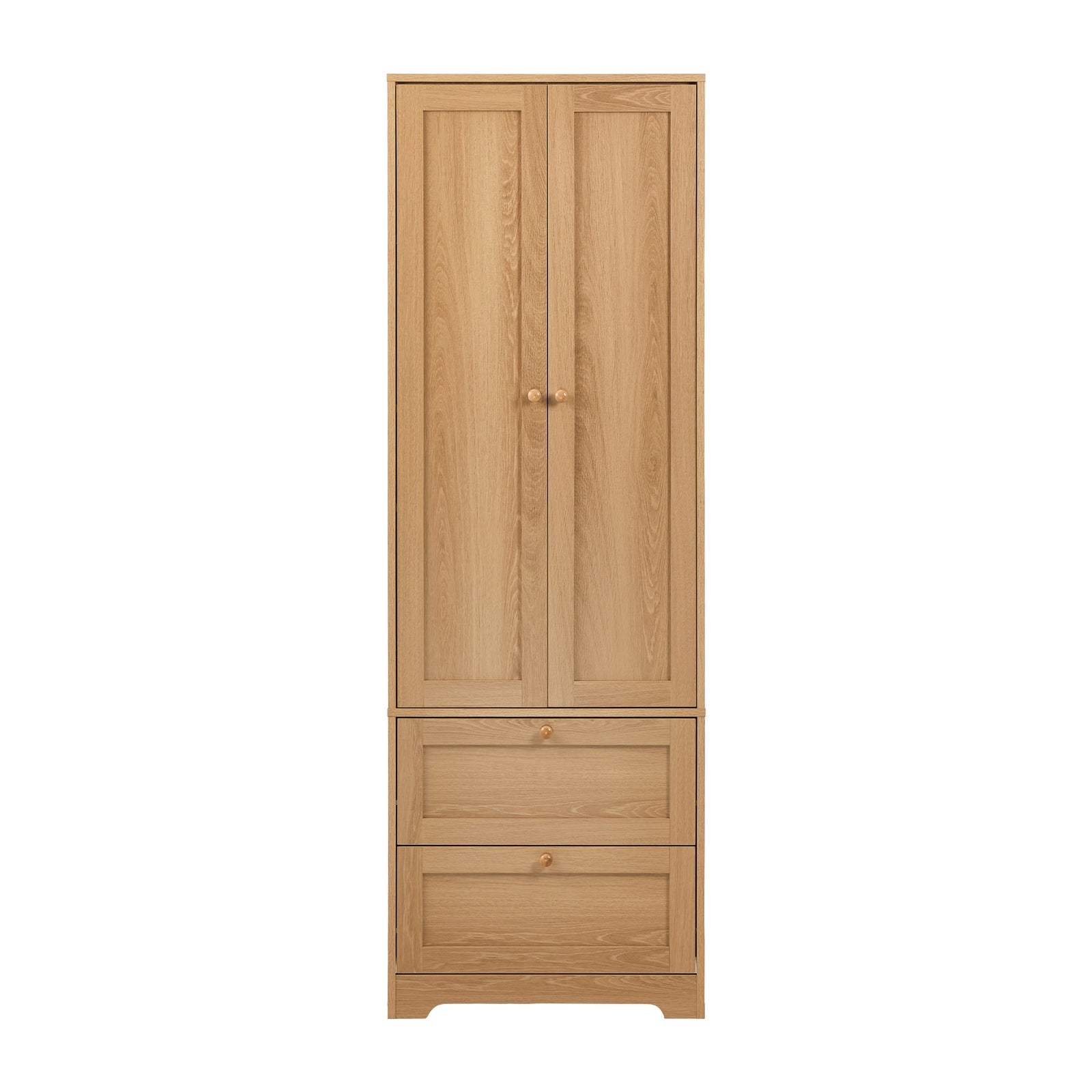 Oikiture Buffet Sideboard Storage Cabinet Kitchen Cupboard Wardrobe Drawer Oak