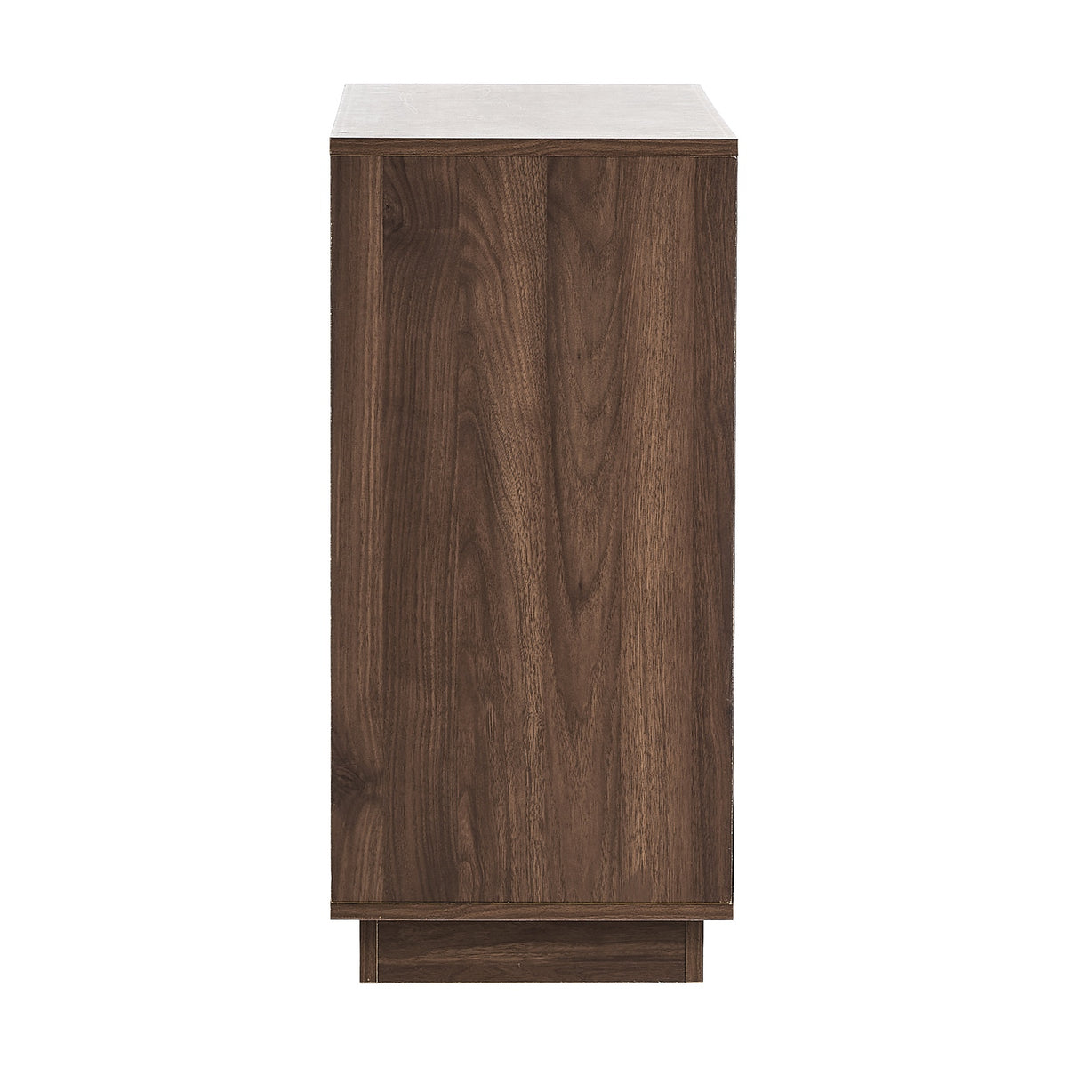 Oikiture Buffet Sideboard Storage Cabinet 2 Door Cupboard Hallway Table Walnut
