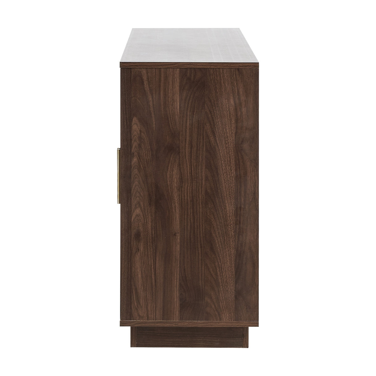 Oikiture 140cm Buffet Sideboard Storage Cabinet Cupboard Hallway Table Walnut