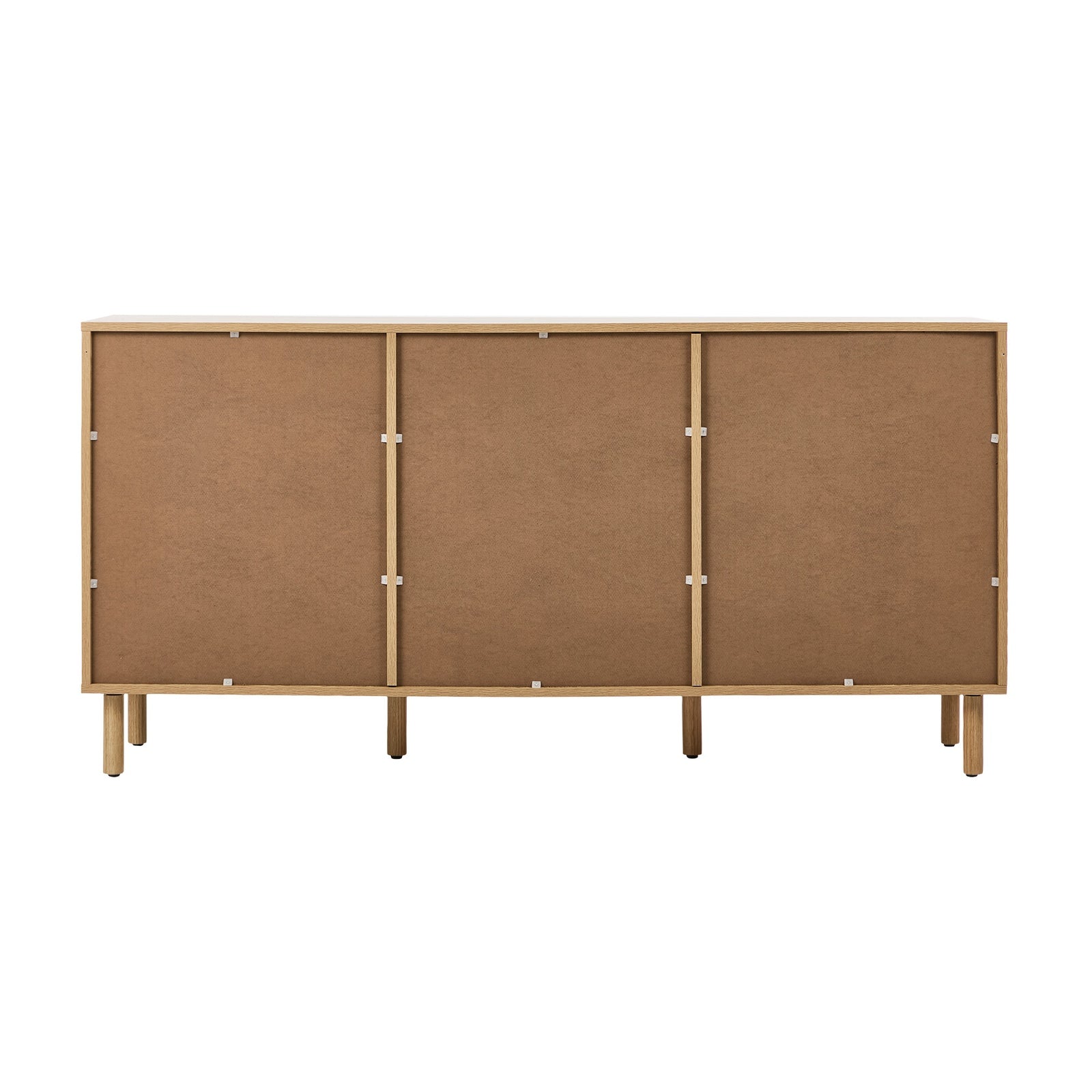 Oikiture Buffet Sideboard Storage Cabinet Cupboard Hallway Table Rattan Doors