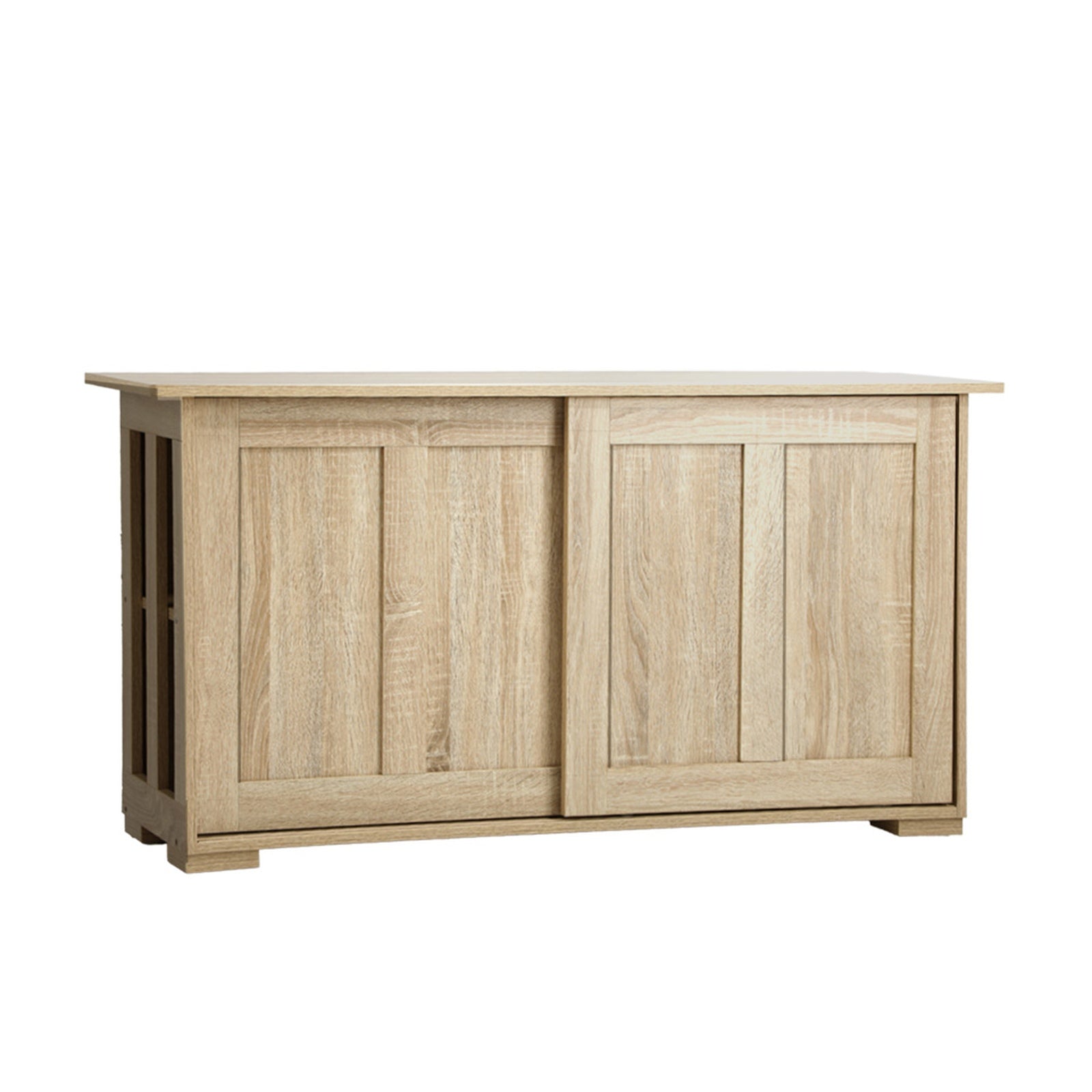 Oikiture Buffet Sideboard Storage Cabinet Kitchen Cupboard Hallway Table Natural
