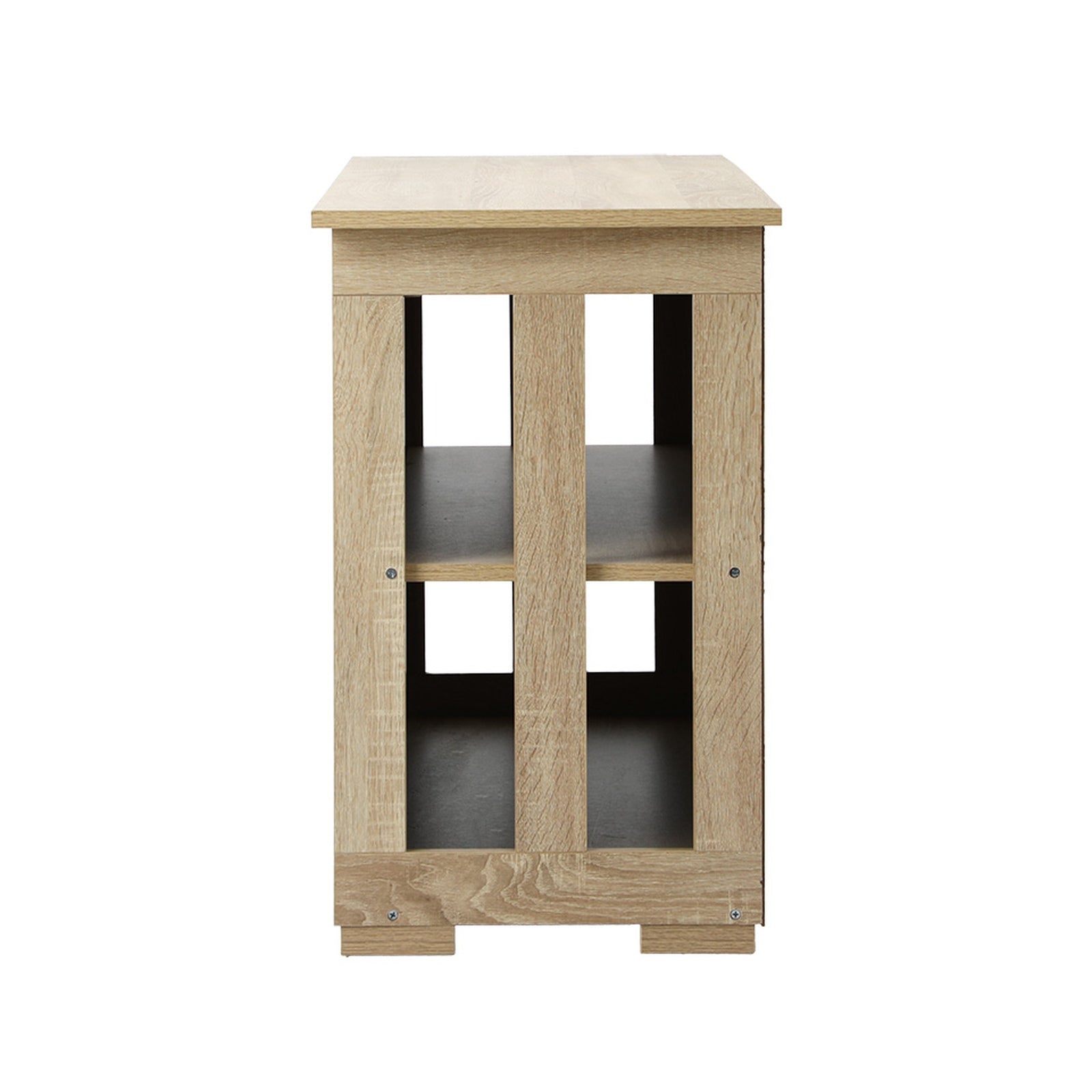 Oikiture Buffet Sideboard Storage Cabinet Kitchen Cupboard Hallway Table Natural