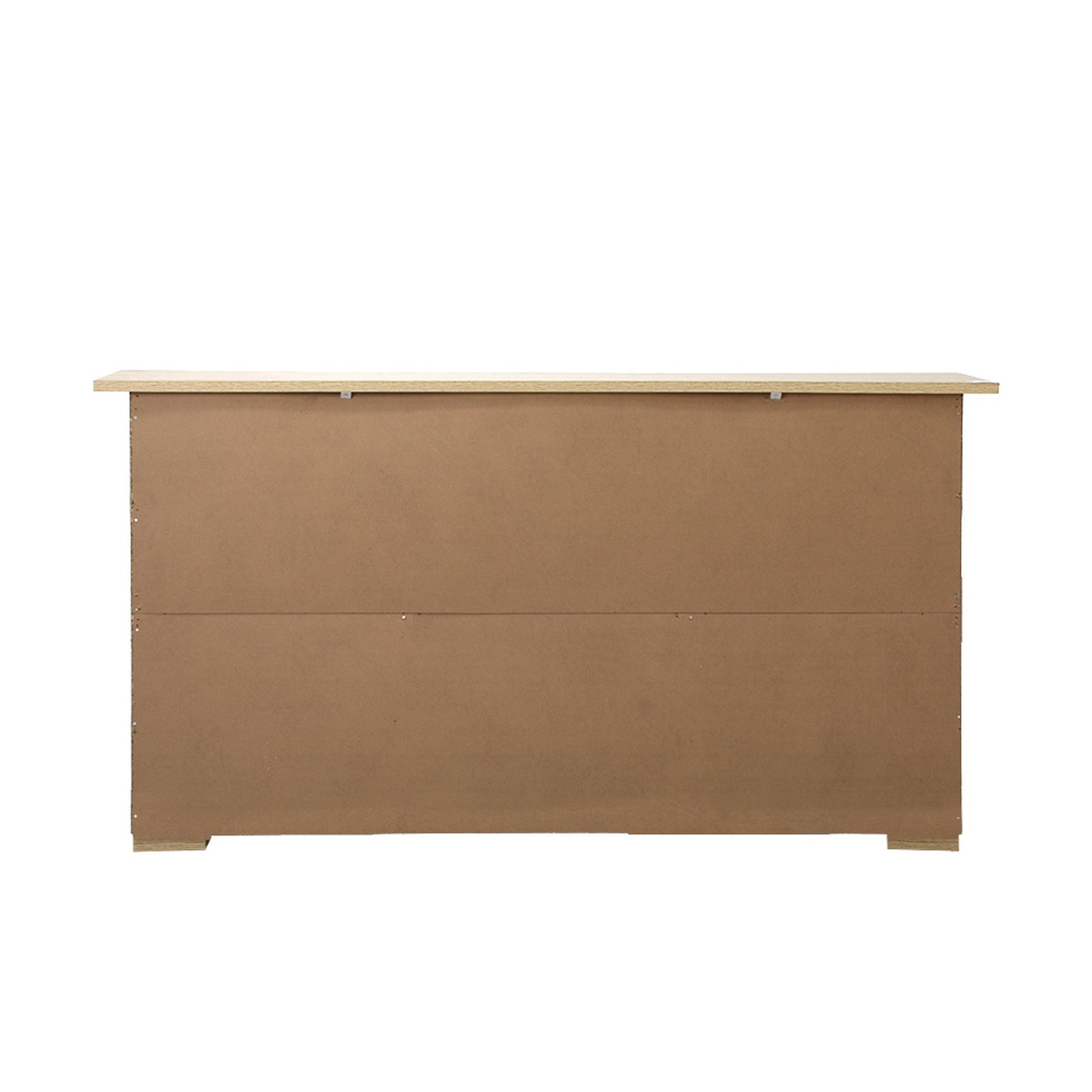 Oikiture Buffet Sideboard Storage Cabinet Kitchen Cupboard Hallway Table Natural