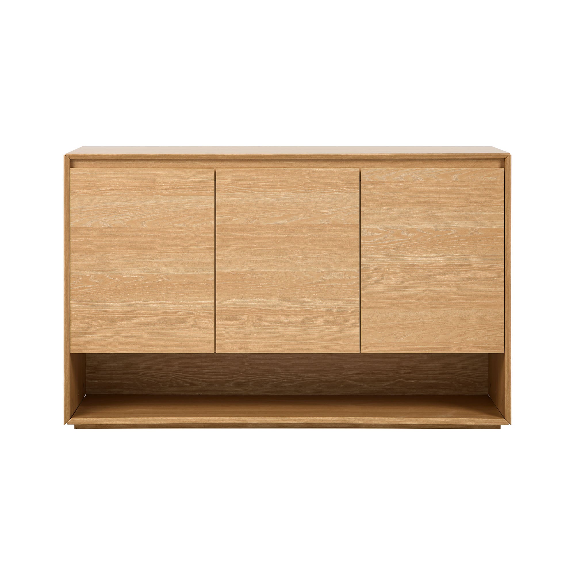 Oikiture Buffet Sideboard Storage Cabinet 3 Doors Cupboard Hallway Table 120cm