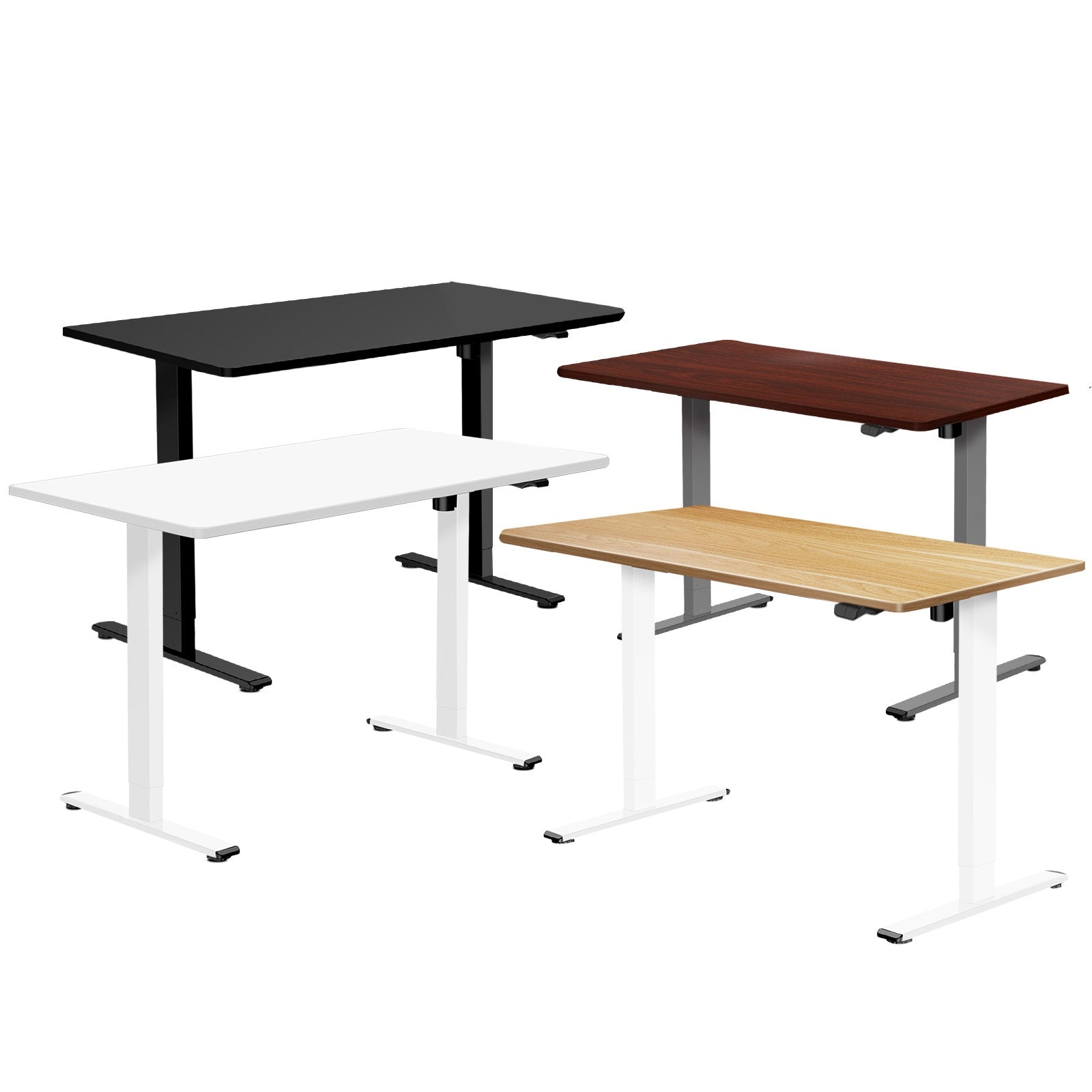 Oikiture Standing Desk Electric Motorised Sit Stand Up Height Adjustable Office - Sunyee