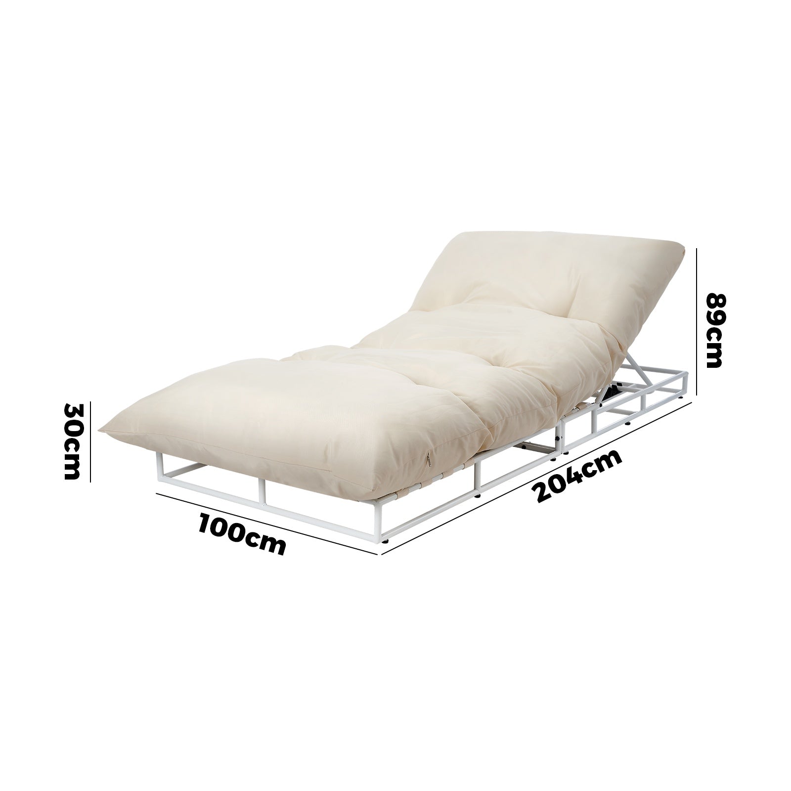 Livsip 2PCS Outdoor Sun Lounge Day Bed Patio Chairs Garden Furniture Setting - Sunyee