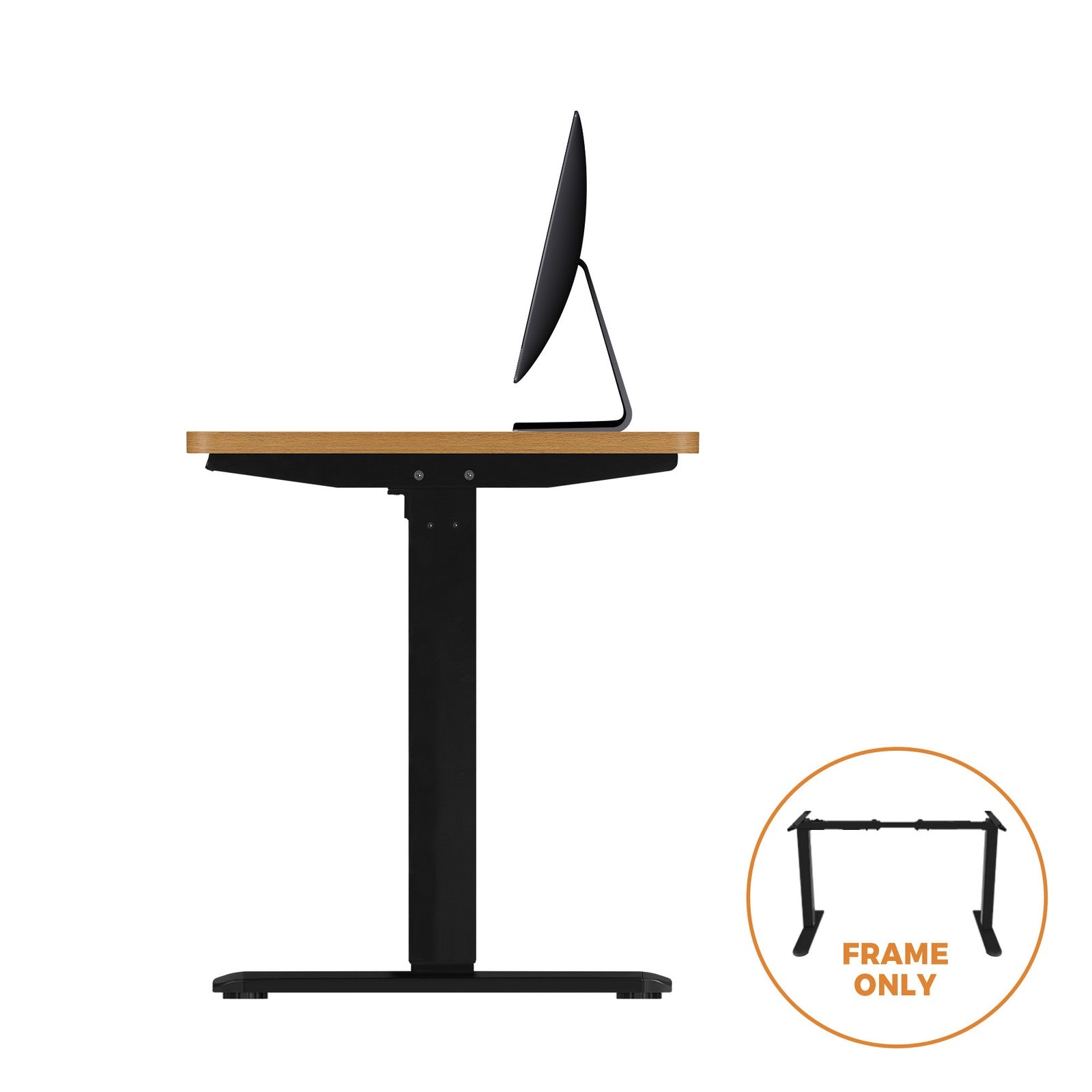 Oikiture Electric Standing Desk Frame Only Dual/Single Motor Height Adjustable - Sunyee