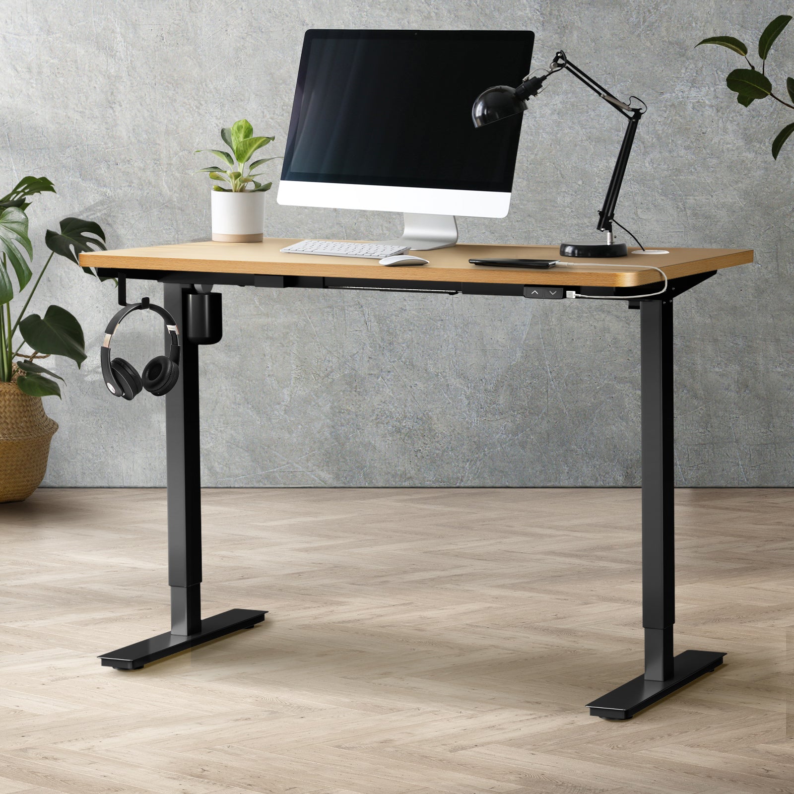 Oikiture Electric Standing Desk Single Motor 120/140/150cm - Sunyee