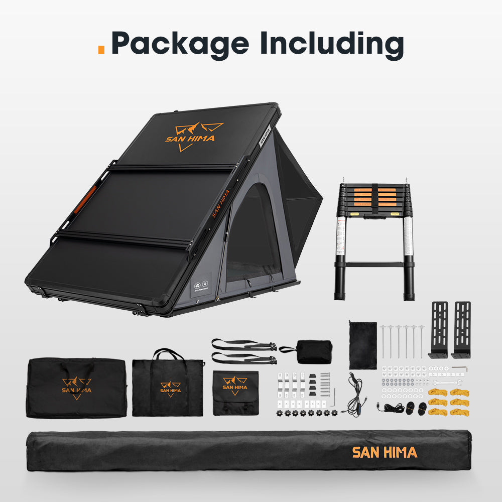 San Hima 270° Awning Passenger Side + Kalbarri Lite Gen 2 Rooftop Tent & Rack - Sunyee
