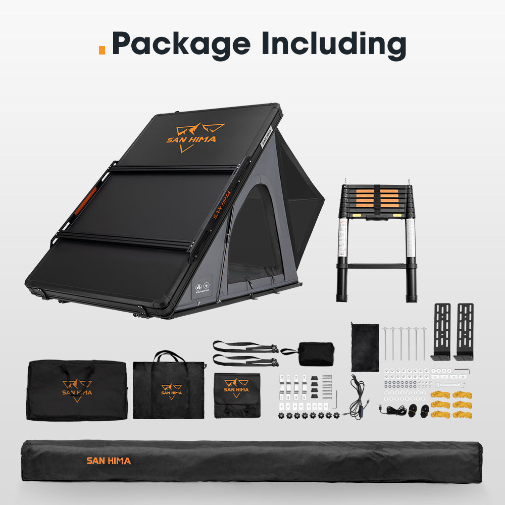 San Hima 270° Awning Driver Side + Kalbarri Lite Gen 2 Rooftop Tent & Rack - Sunyee