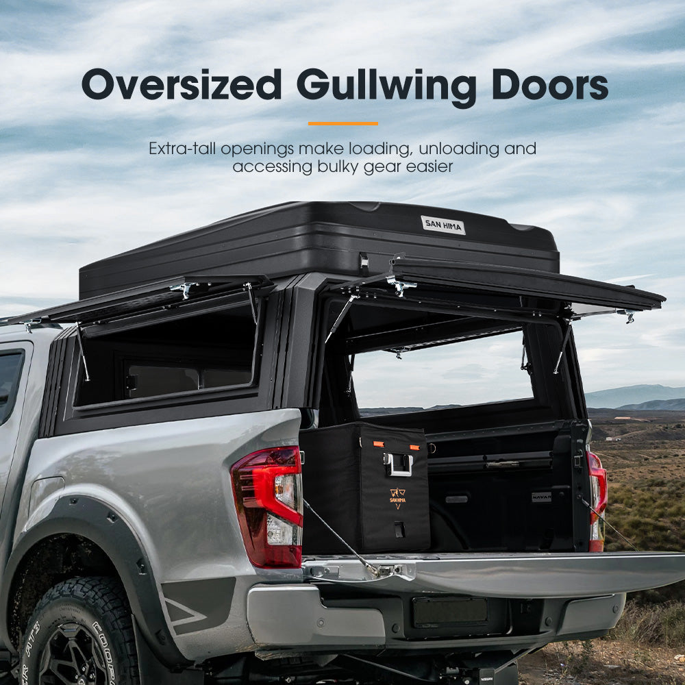 San Hima UTE Tub Canopy For BYD SHARK 6 2024-On Dual Cab W/ Rivet Gun