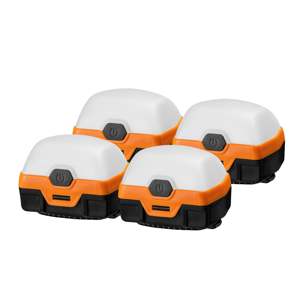 San Hima 4X 6X 8X Led Camping Lights Amber White w/ Lithium Battery Rechargeable - Sunyee