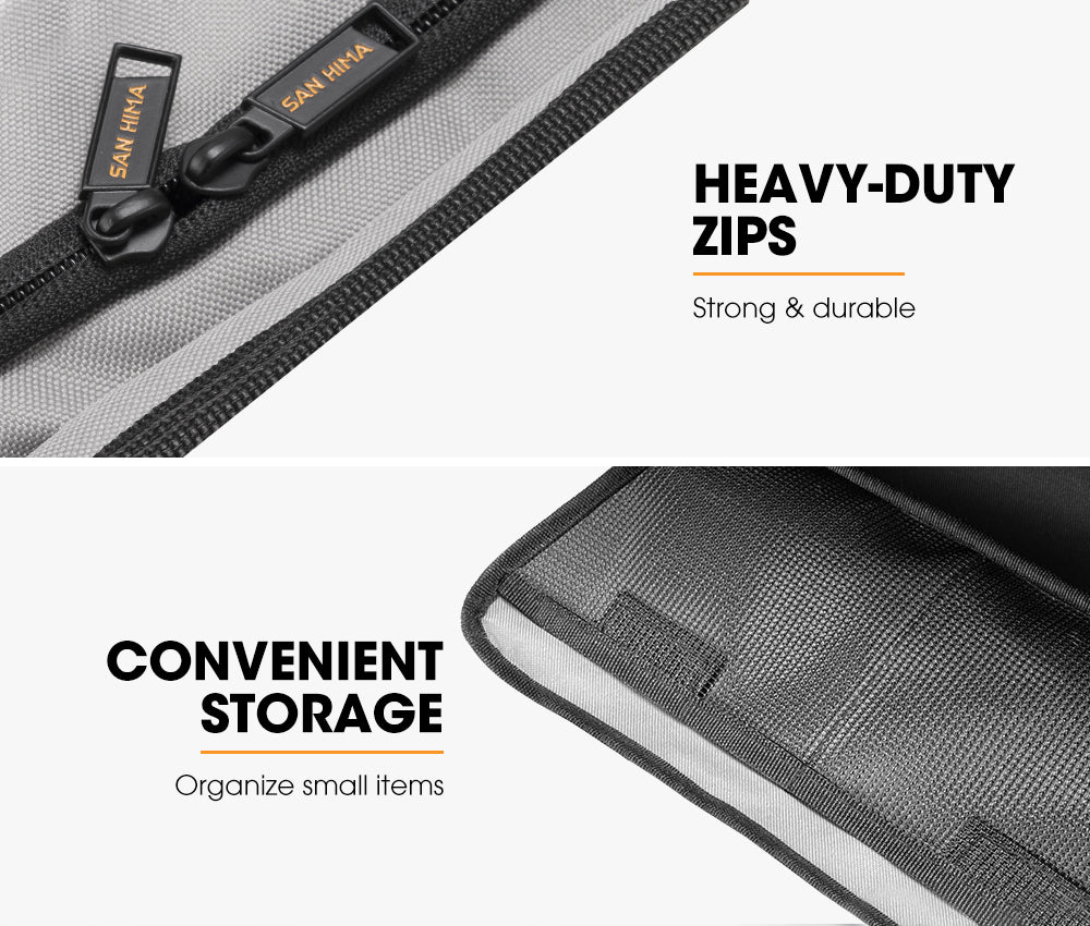 San Hima Tough Canvas Bag Camping Storage Bag Weather Resistant 4WD  40cmx40cmx16cm - Sunyee