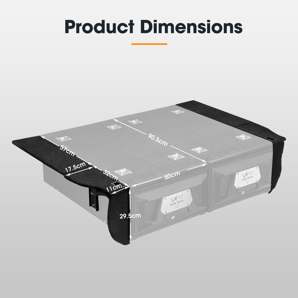 San Hima Drawer Wing Kit Fit Toyota Landcruiser 200 Series - Sunyee