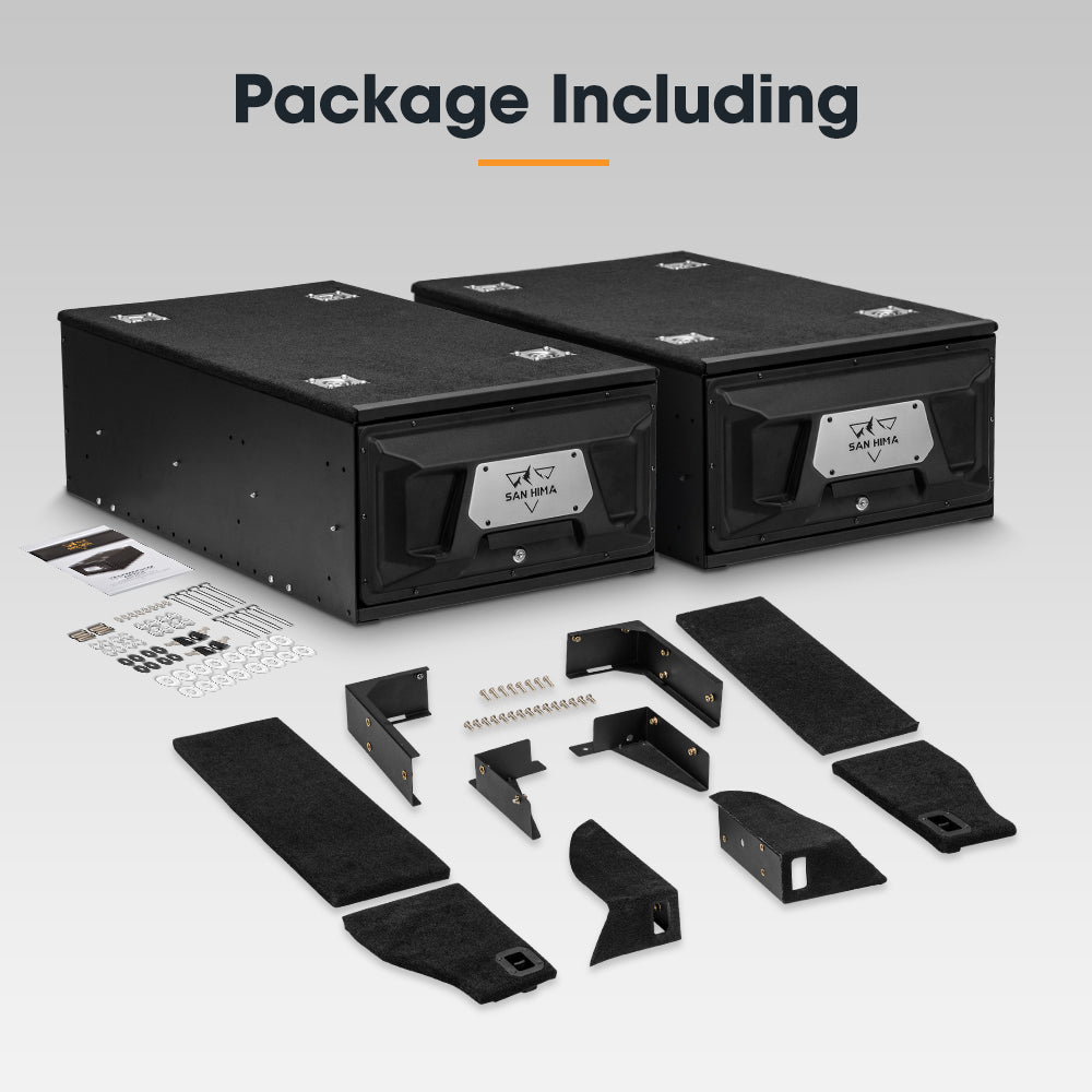 San Hima 2X 900mm 4WD Rear Drawer Kit Fit Toyota Landcruiser 200 Series