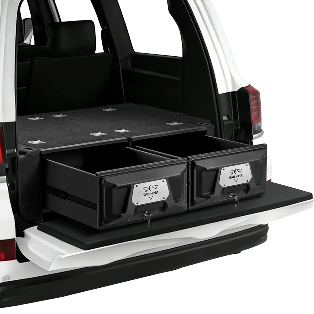 San Hima 2X 900mm 4WD Rear Drawer Kit Fit Toyota Landcruiser Prado 120 Series