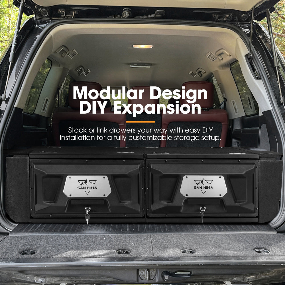 San Hima 2X 900mm 4WD Rear Drawer Kit Fit Toyota Landcruiser Prado 150 Series