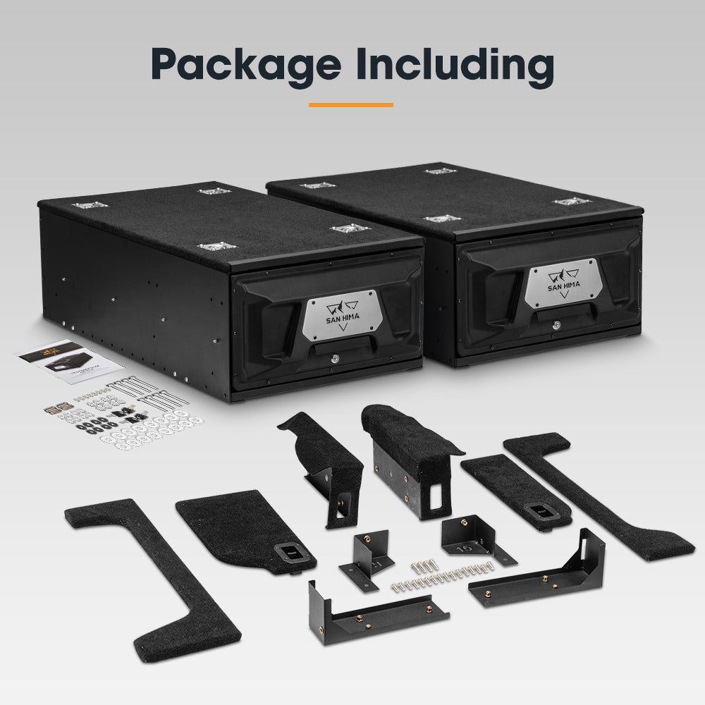 San Hima 2X 900mm 4WD Rear Drawer Kit Fit Toyota Landcruiser Prado 150 Series