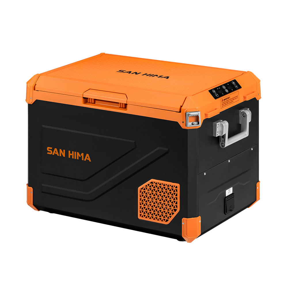 San Hima 60L Portable Camping Fridge Freezer Dual Zone Caravan Car Cooler 4WD