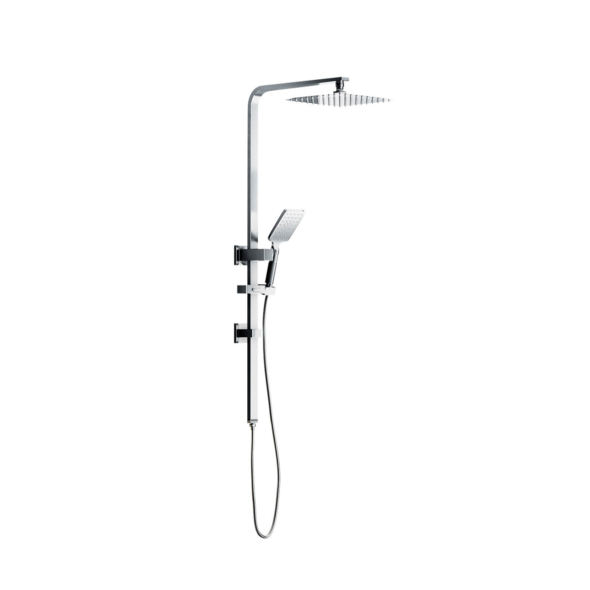 Welba 10" Shower Head Set Square Round Handheld With Shower Mixer Tap Combo WELS