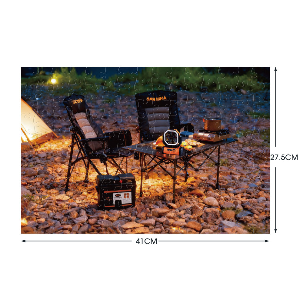 San Hima 150pcs Jigsaw Puzzle Camping Entertainment Puzzles For Adult 41x27.5cm - Sunyee
