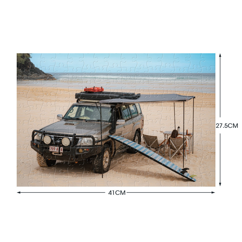 San Hima 150pcs Jigsaw Puzzle Camping Car Awning Puzzles For Adult 41x27.5cm - Sunyee