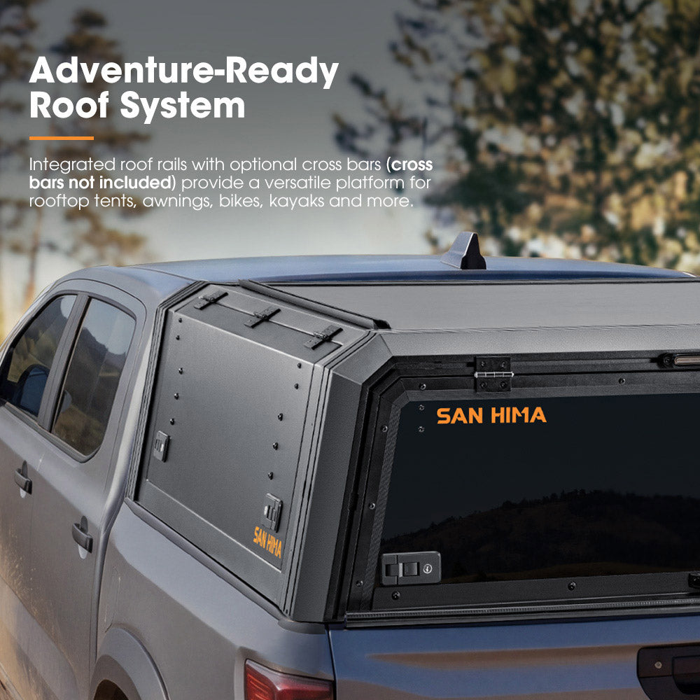 San Hima UTE Tub Canopy For Ford Next-Gen Ranger 2022-On Dual Cab W/ Rivet Gun