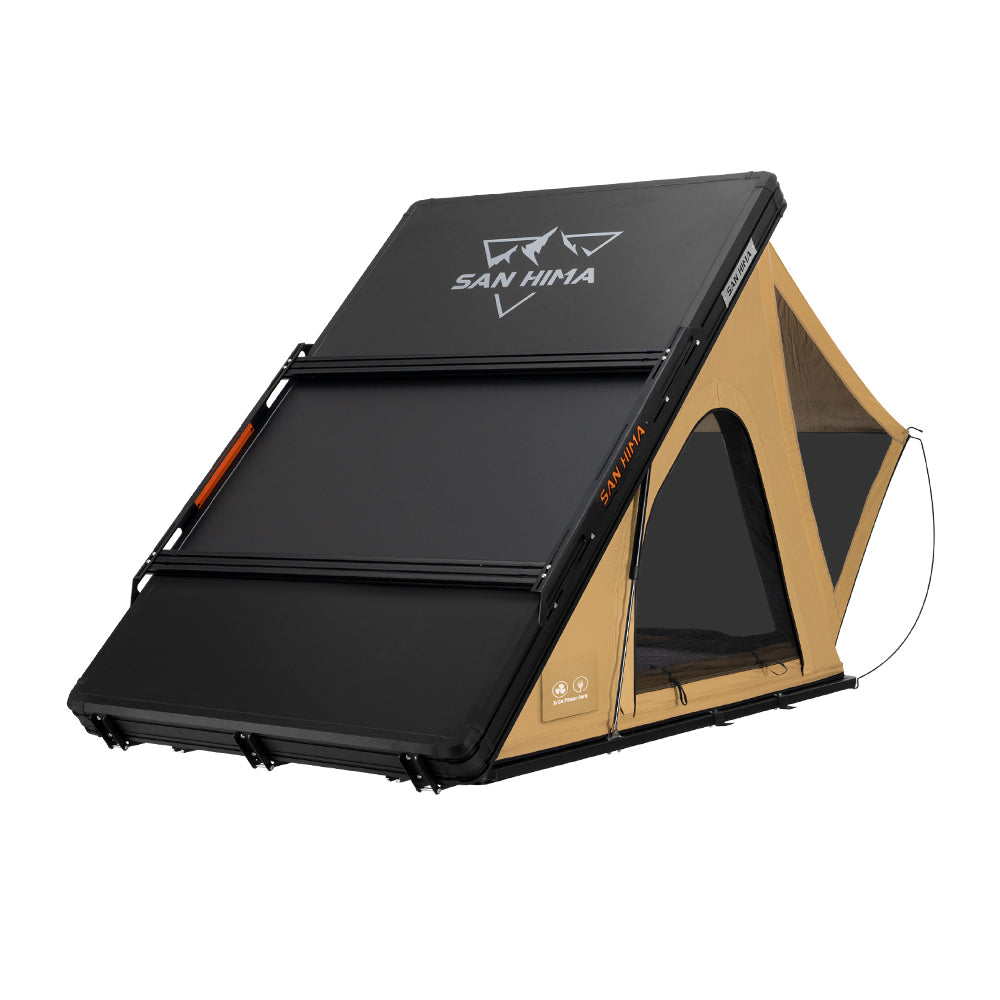San Hima Kalbarri Lite Gen 2 Rooftop Tent Hardshell With Ladder & Rack Khaki - Sunyee