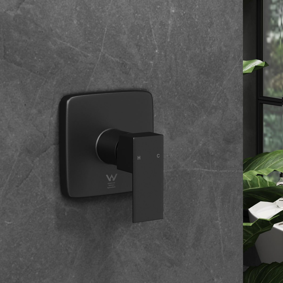 Welba 250mm Shower Head Set Square Round Handheld Shower Mixer Tap Combo WELS