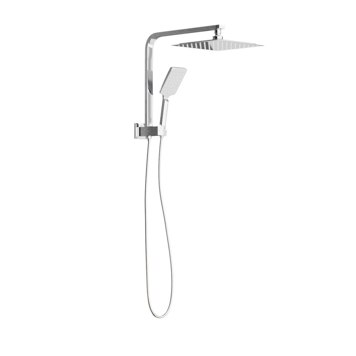 Welba 10" Shower Head Set Square Round Handheld With Shower Mixer Tap Combo WELS