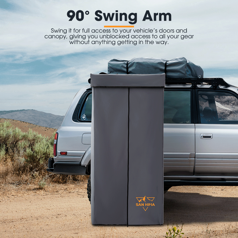 San Hima Shower Awning Tent Instant Fold-Out Ensuite + 8L Gas Hot Water Heater - Sunyee