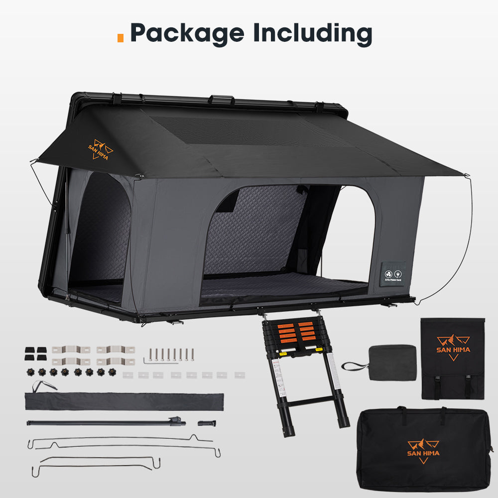 San Hima Kalbarri Side Gen 2 Rooftop Tent Hardshell Waterproof With Ladder 4WD
