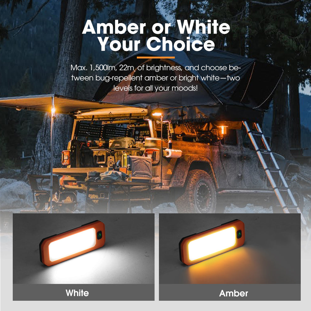 San Hima LED Tripod Light Portable Lithium Telescopic Lamp Camping Rechargeable - Sunyee